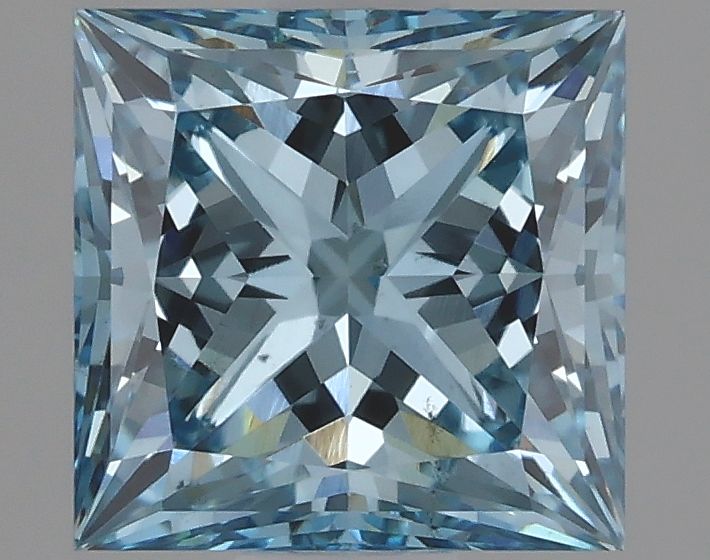 1.61 ct. Fancy Vivid Blue/VS2 Princess Lab Grown Diamond prod_dbb36fee79d04c7e8976a63b1c1d437c