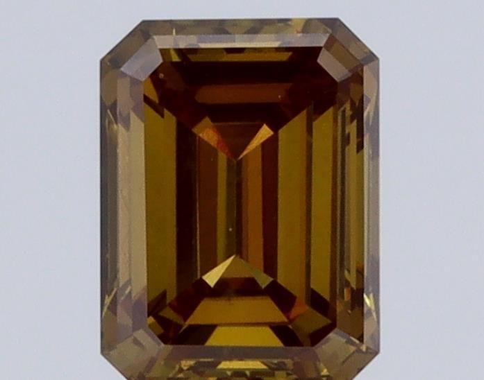 1.15 ct. Fancy Yellow Brown/VS1 Emerald Lab Grown Diamond prod_e4bf8471b79f424dbf2003ac0d30d470