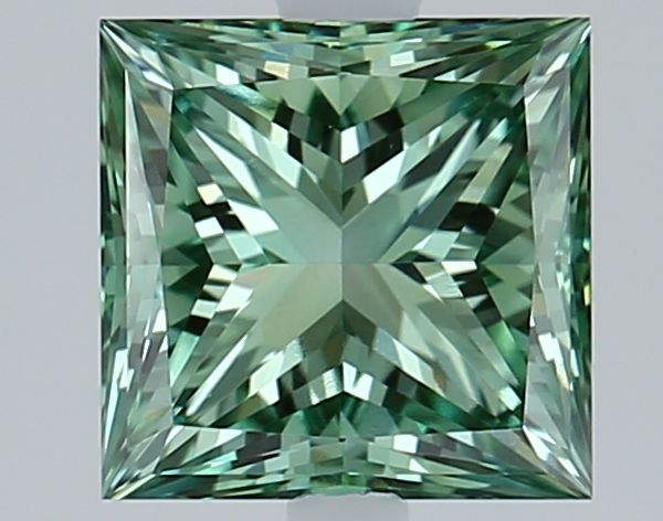 1.54 ct. Fancy Vivid Green/VVS2 Princess Lab Grown Diamond prod_7c9a921c4661438fbd4e539966128da3