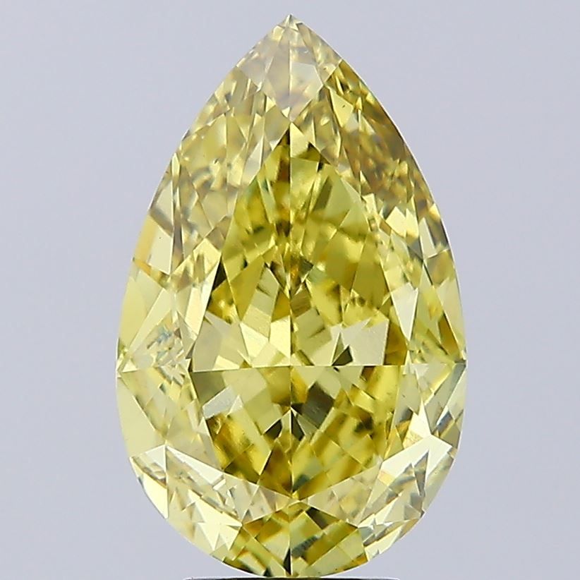 7.22 ct. Fancy Vivid Yellow/VS1 Pear Lab Grown Diamond prod_2bbe6064842c4098a240bf1c941b38f1