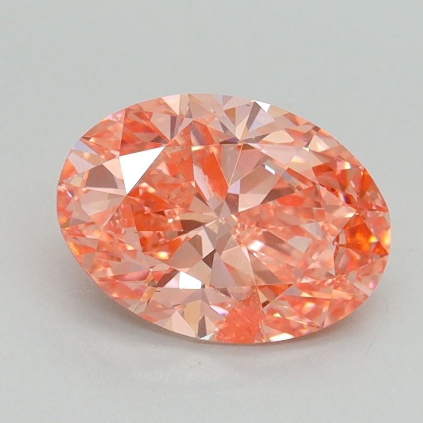 1.60 ct. Fancy Vivid Pink/SI2 Oval Lab Grown Diamond prod_e800f703f65644c0ab7ff51d10bb9b9c