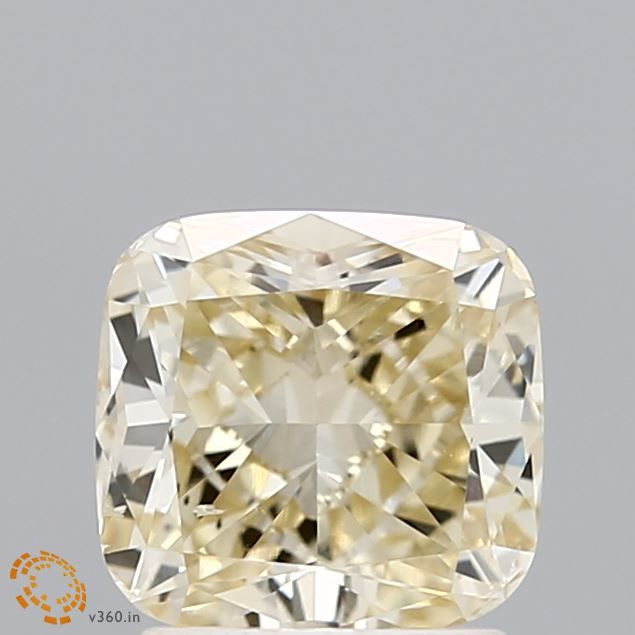 1.54 ct. Fancy Light Yellow/SI1 Cushion Lab Grown Diamond prod_e92a2517a548402988dc8227ad5059ac