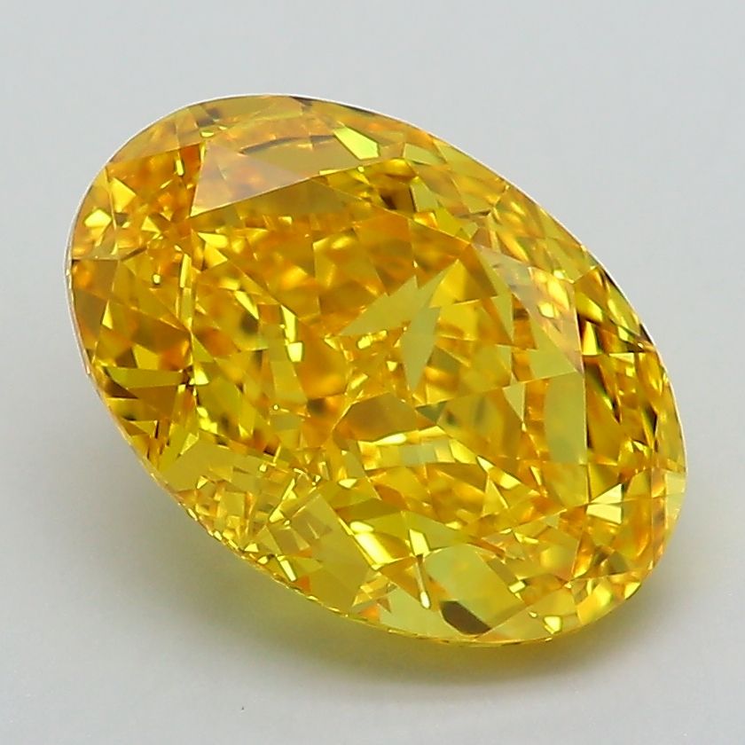 3.10 ct. Fancy Vivid Yellow/VVS2 Oval Lab Grown Diamond prod_a193457b35f34fabb55f02676e7fe2da