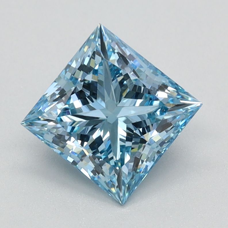 1.15 ct. Fancy Vivid Blue/VVS2 Princess Lab Grown Diamond prod_e5d9755807e14836b491a5df60b7e5c9