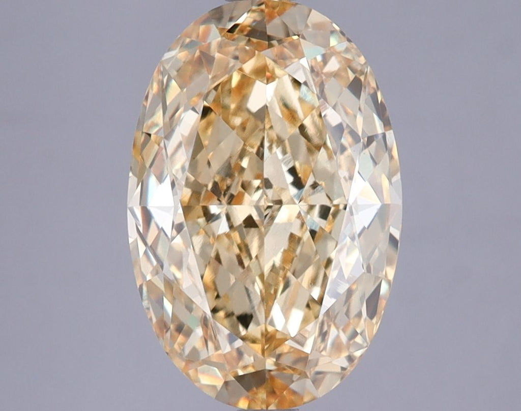 3.32 ct. Fancy Vivid Yellow/VS1 Oval Lab Grown Diamond prod_f32b62676ea34830bfac297858e91686