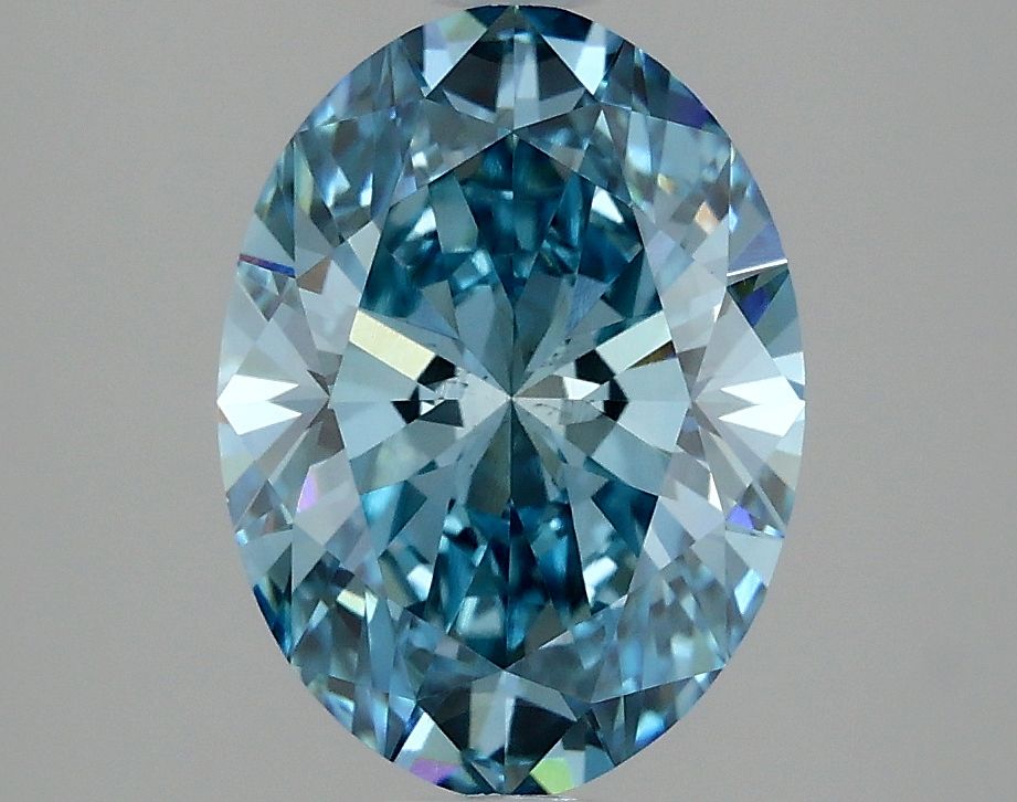 2.27 ct. Fancy Vivid Blue/VS2 Oval Lab Grown Diamond prod_e654773b765042f58f25db283d3777b9