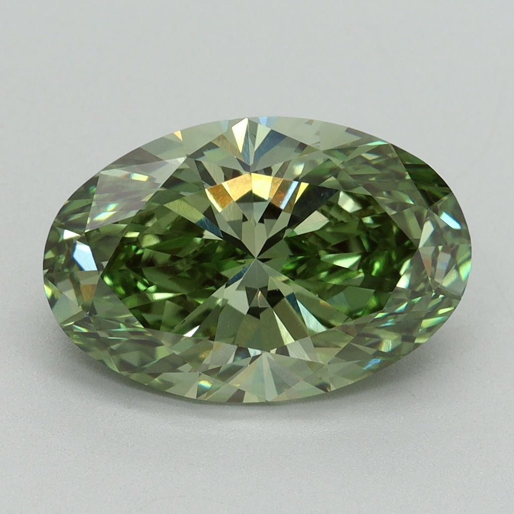 4.23 ct. Fancy Vivid Green/VS1 Oval Lab Grown Diamond prod_815bc834b52d47de95c4d88630d99cab