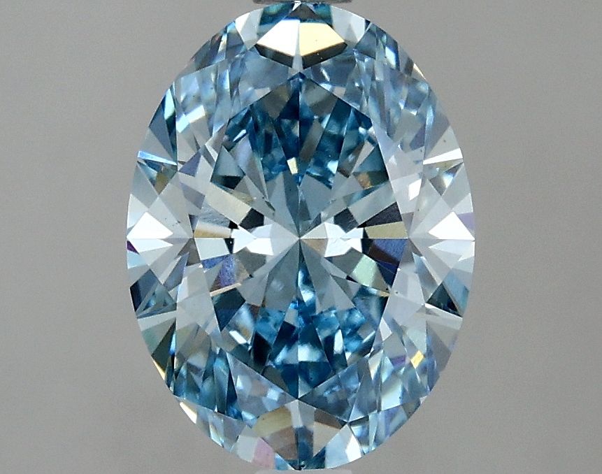 2.18 ct. Fancy Vivid Blue/VS1 Oval Lab Grown Diamond prod_fed6577ea2e84d44888ea86174a9a986