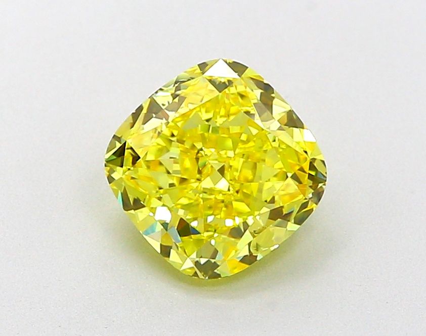 2.05 ct. Fancy Vivid Yellow/VVS2 Cushion Lab Grown Diamond prod_d2f8f1b0c9d84579a05e408b73f0809f