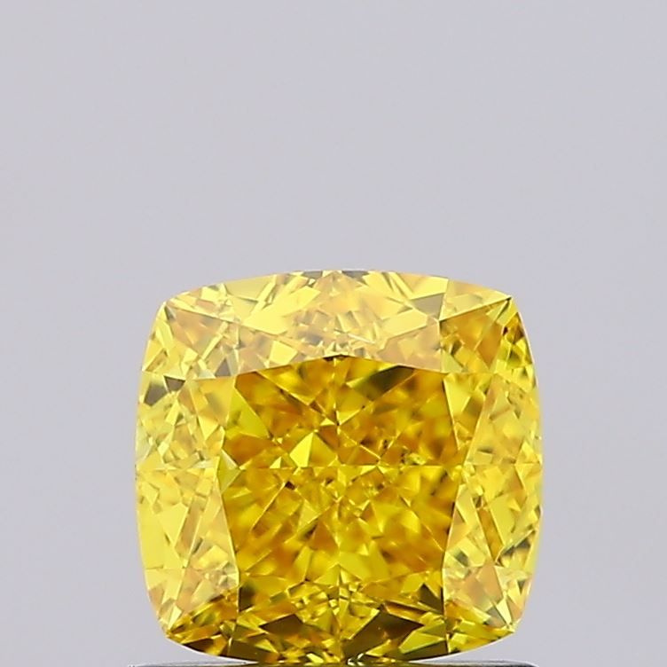 1.13 ct. Fancy Vivid Yellow/VS2 Cushion Lab Grown Diamond prod_f34ade05a57747de826506bdf7384fd7