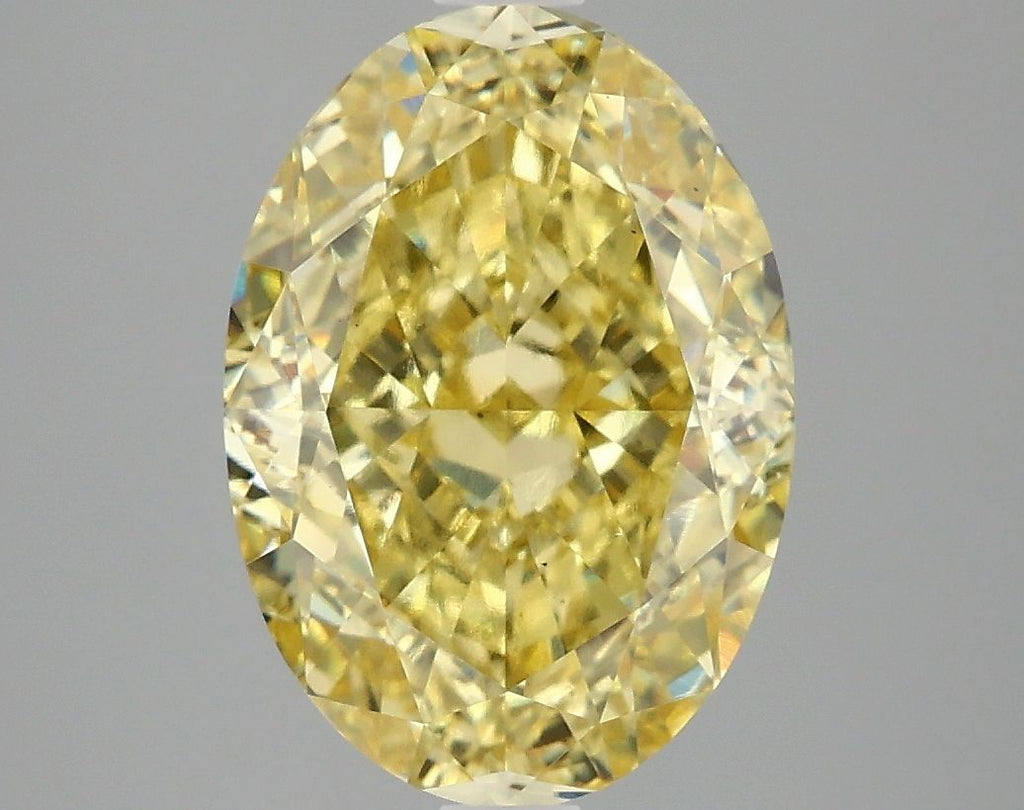 4.09 ct. Fancy Vivid Yellow/VS1 Oval Lab Grown Diamond prod_e3cebfcc67d54238b850d299b2ed7261