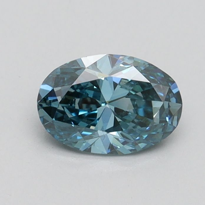 0.57 ct. Fancy Vivid Greenish Blue/VS1 Oval Lab Grown Diamond prod_f664a6b05f2f49c68eb79202d78ab755