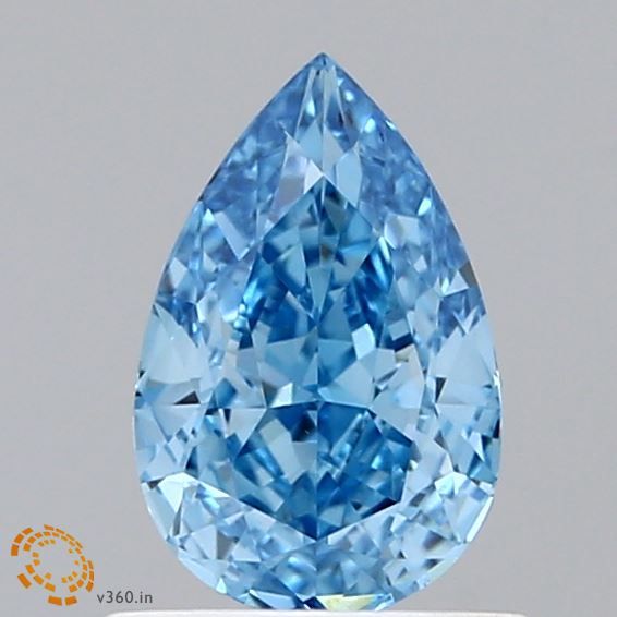 0.90 ct. Fancy Vivid Blue/VS1 Pear Lab Grown Diamond prod_e19065c36f6e41c39a2fb19e4566295e