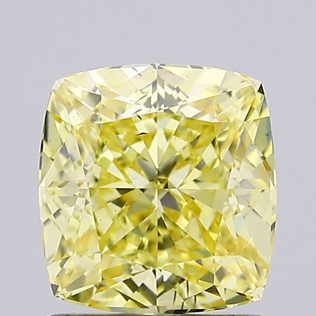 1.52 ct. Fancy Intense Yellow/SI1 Cushion Lab Grown Diamond prod_e9a668d228894134839eec72e5724f75