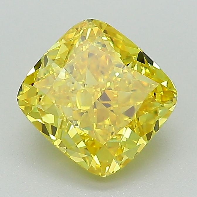 1.84 ct. Fancy Vivid Yellow/VS1 Cushion Lab Grown Diamond prod_e6b410f2c7994b56964c604282bc399f