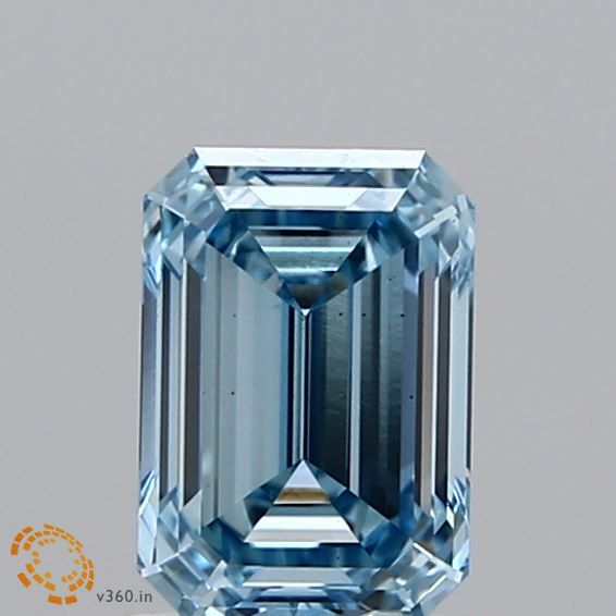 1.06 ct. Fancy Intense Blue/VS2 Emerald Lab Grown Diamond prod_f7d246263c1f4bfcb7707ae9c38287e1