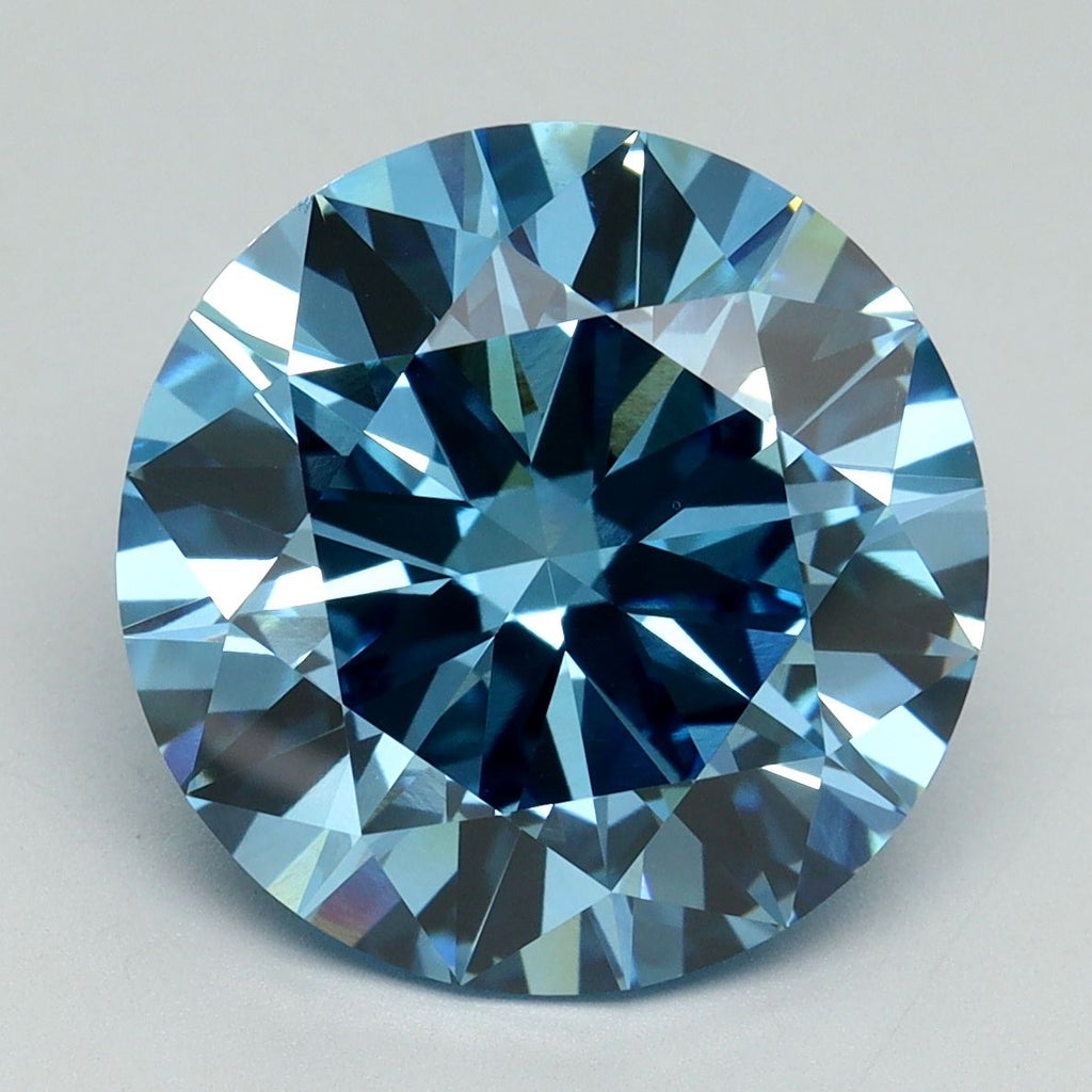 7.08 ct. Fancy Vivid Blue/VVS2 Round Lab Grown Diamond prod_b6d9b72396f04afc8655ed650c7d80aa