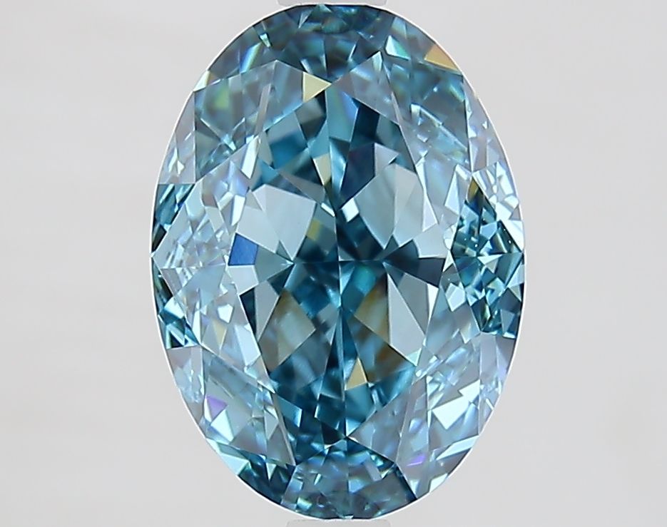 3.01 ct. Fancy Vivid Blue/VVS2 Oval Lab Grown Diamond prod_e410374e0b214e54a3068cc670ed3f35