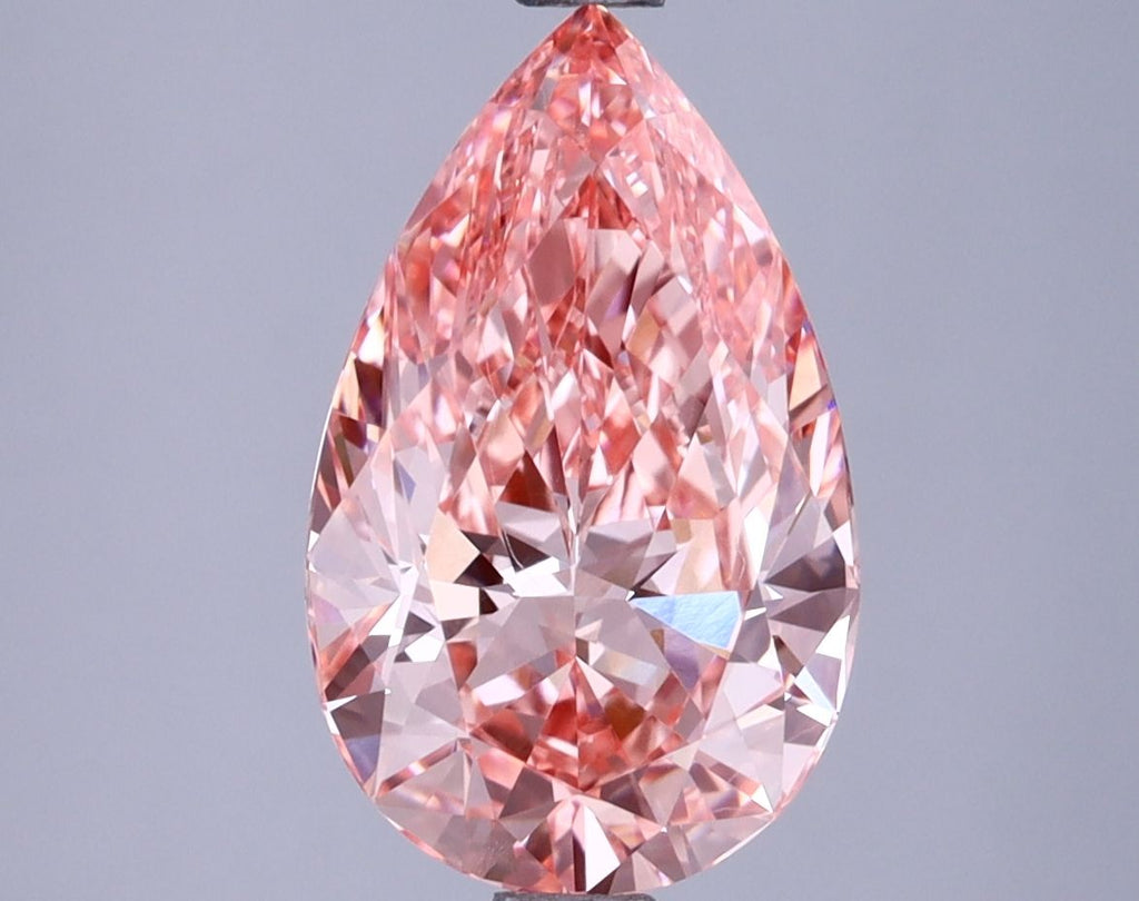 3.02 ct. Fancy Vivid Pink/VVS2 Pear Lab Grown Diamond prod_e71ec8c51f194cd0980654d4788474ea