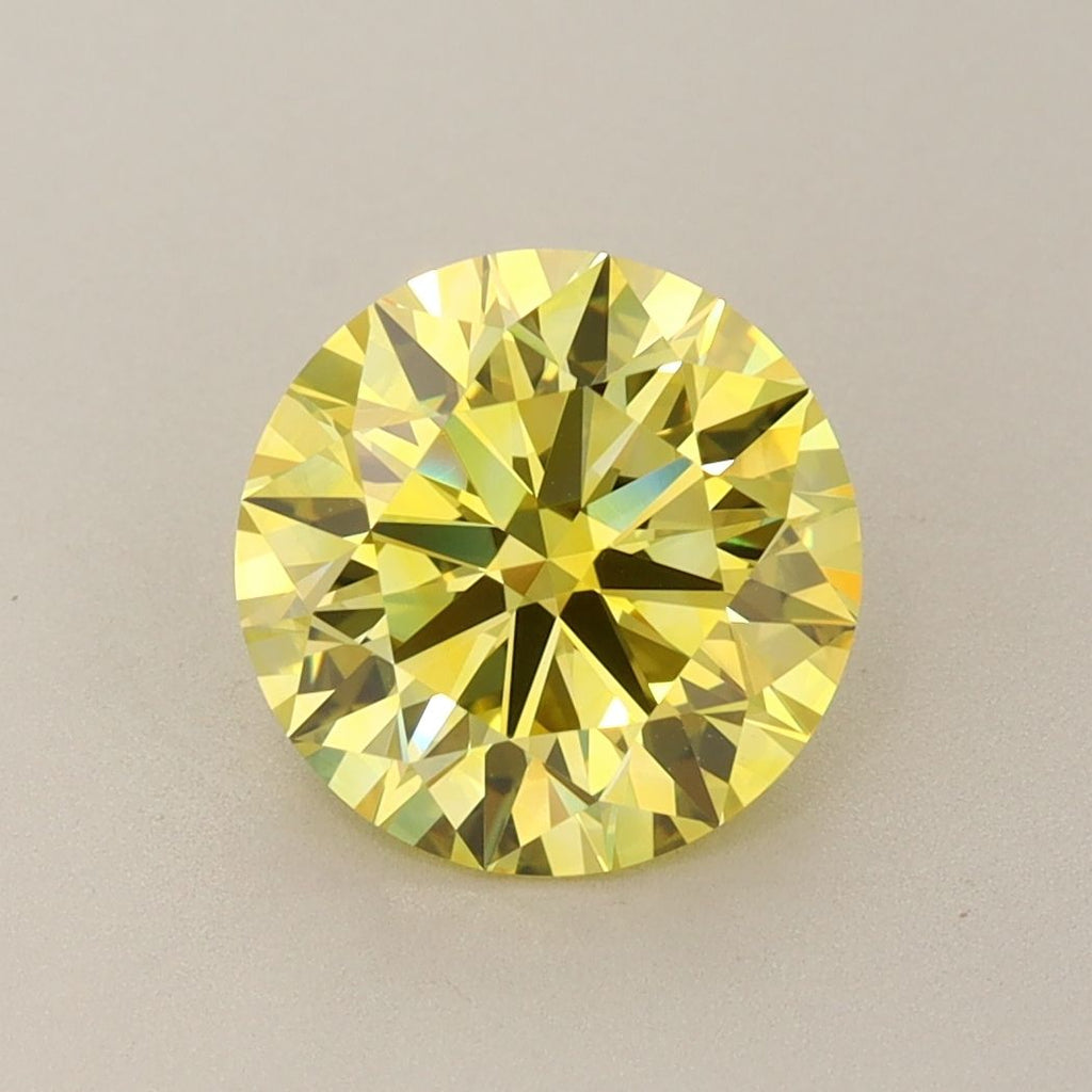 2.30 ct. Fancy Vivid Yellow/VS1 Round Lab Grown Diamond prod_f47adebb724f4821a4cedd49a99daa64