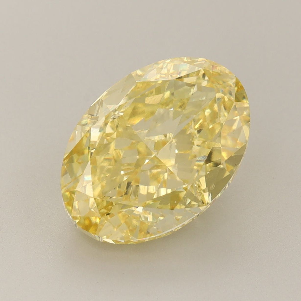 5.53 ct. Fancy Vivid Yellow/VS1 Oval Lab Grown Diamond prod_e3d8406a8772480689cbe1eda54ad933