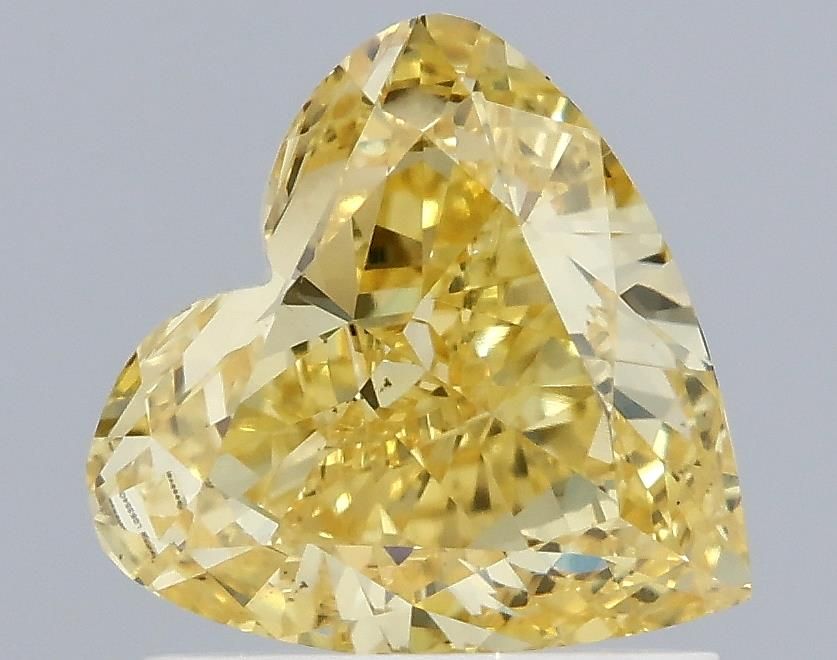 1.01 ct. Fancy Vivid Yellow/VS2 Heart Lab Grown Diamond prod_f48d203bdad2428aa2a933a1005f6743