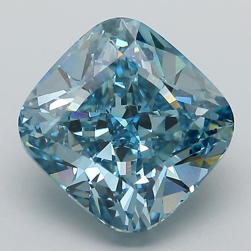 4.29 ct. Fancy Vivid Blue/VVS2 Cushion Lab Grown Diamond prod_f2aa901c98a14ba193a8d99c990c7f07