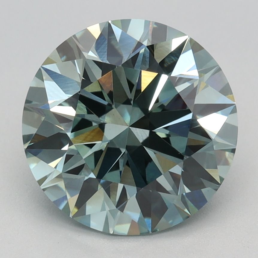 2.63 ct. Fancy Intense Greenish Blue/VS1 Round Lab Grown Diamond prod_61d3200979a4418f8bd741dfa271ac12