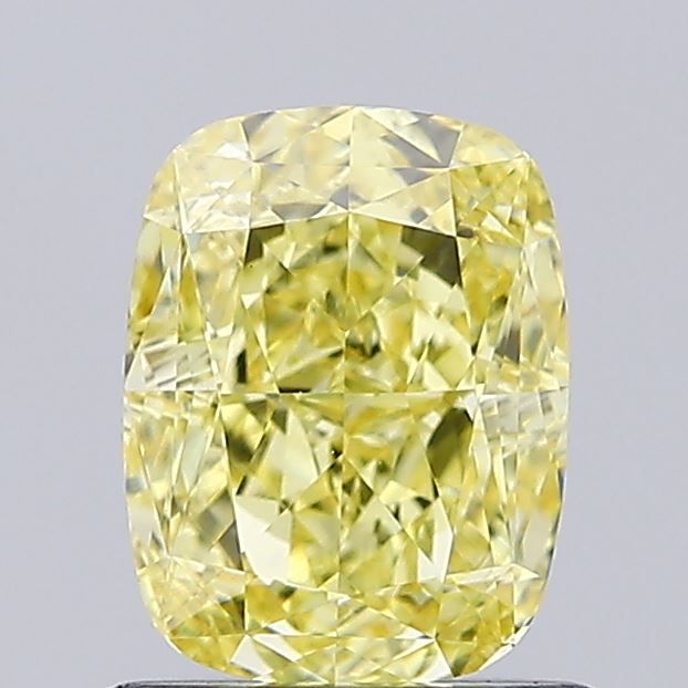 1.12 ct. Fancy Intense Yellow/VVS2 Cushion Lab Grown Diamond prod_bee4ff44027946539aa965029c522f71