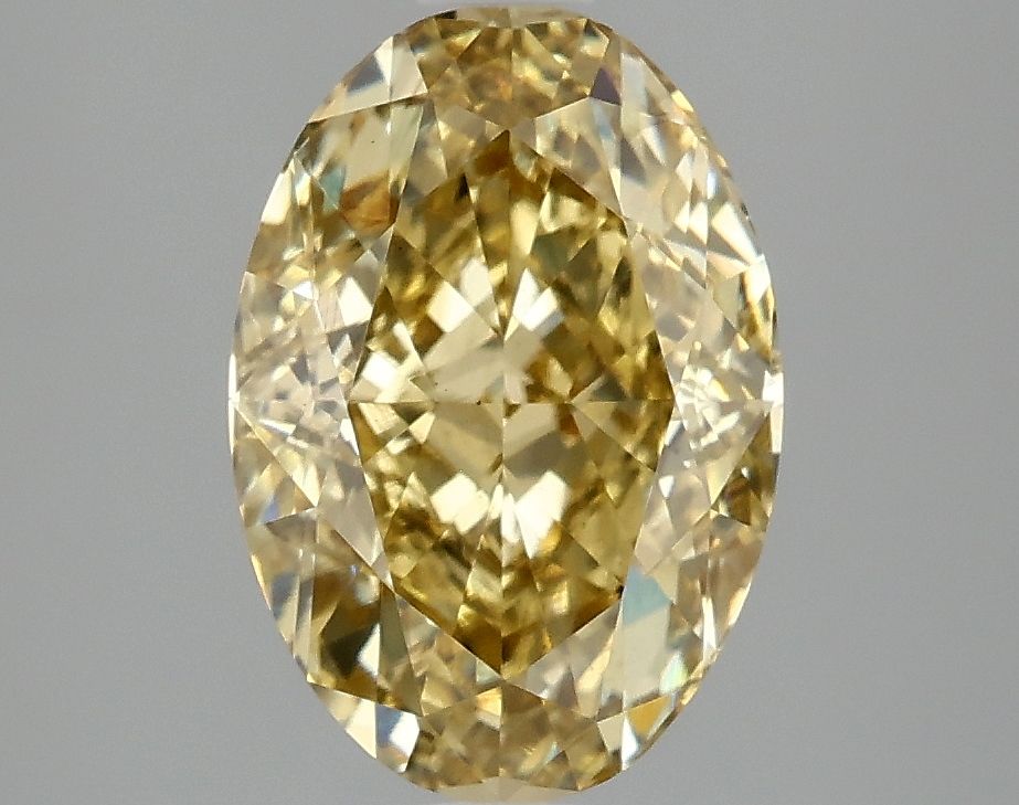 3.07 ct. Fancy Vivid Yellow/VS1 Oval Lab Grown Diamond prod_dd5c867fa1f24bddbc84e59423512c19