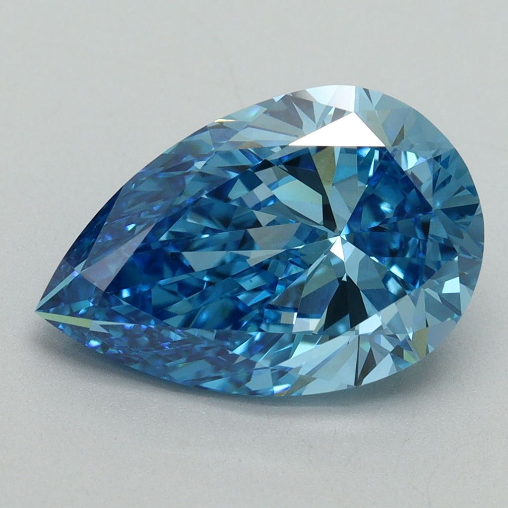 4.02 ct. Fancy Vivid Blue/VS1 Pear Lab Grown Diamond prod_cbaf9377abf64b30bfe67e21c2656d4e