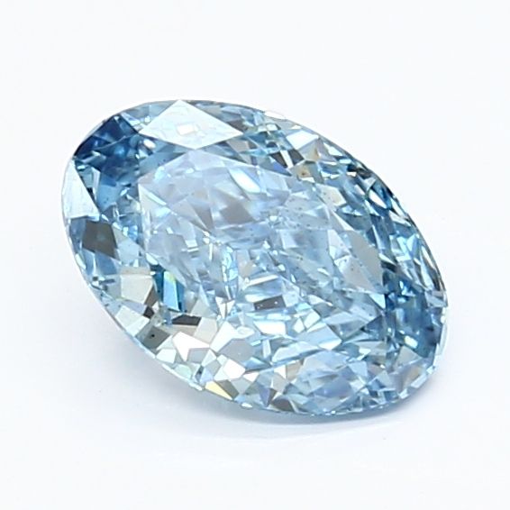 1.00 ct. Fancy Vivid Blue/VS2 Oval Lab Grown Diamond prod_f8cedc8f4e614b858bd487f41dfdb974