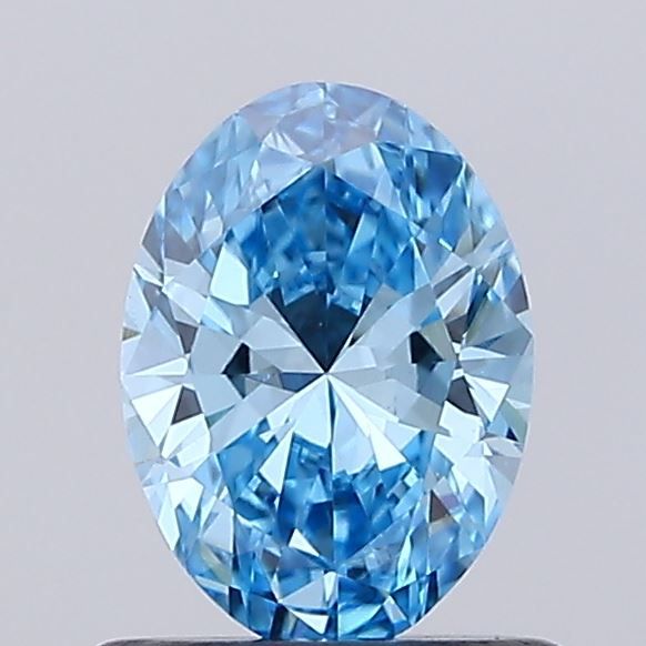 0.68 ct. Fancy Vivid Blue/VVS2 Oval Lab Grown Diamond prod_f6820d4b1d4745b3baf02df0e6dcfb1f