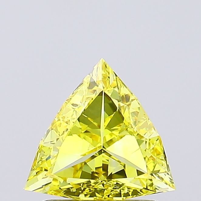 1.12 ct. Fancy Vivid Yellow/VVS2 Triangular Lab Grown Diamond prod_e0a200a3780b4a66a83a90cd4ed54178