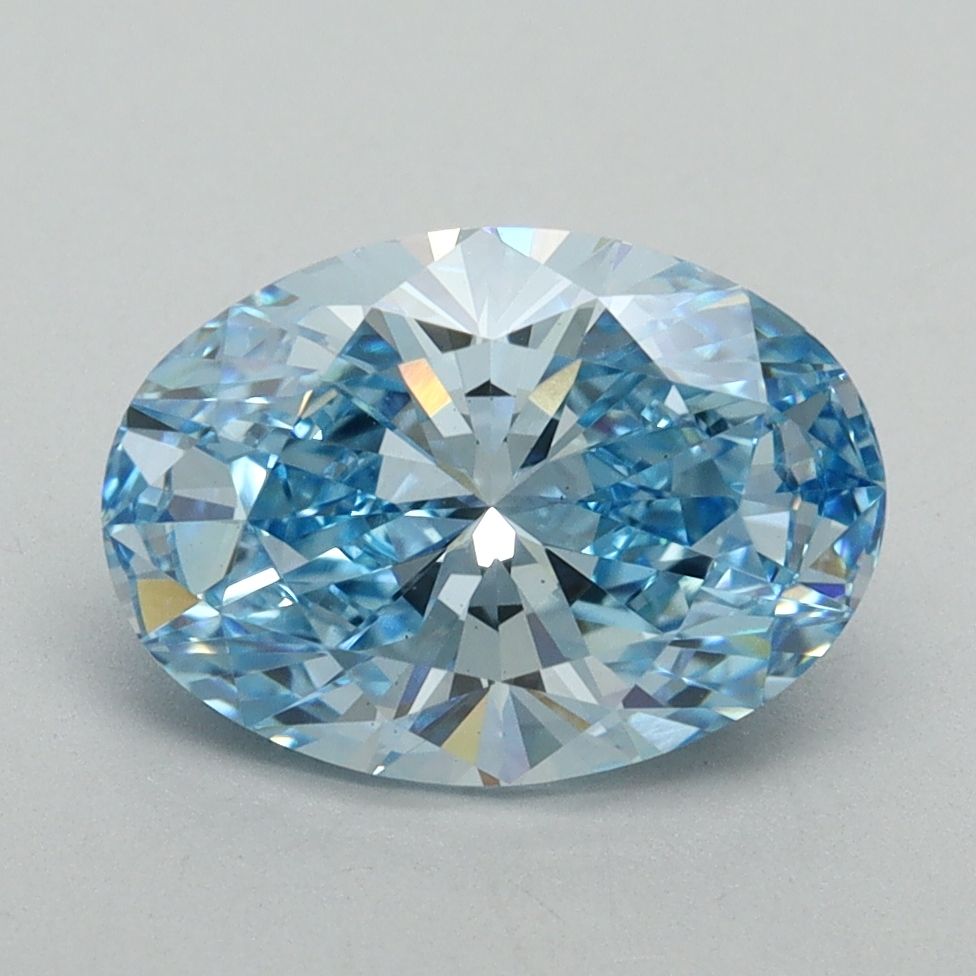 2.18 ct. Fancy Vivid Blue/VS1 Oval Lab Grown Diamond prod_8c9180f62bfb4a37b44098545d18aa4f