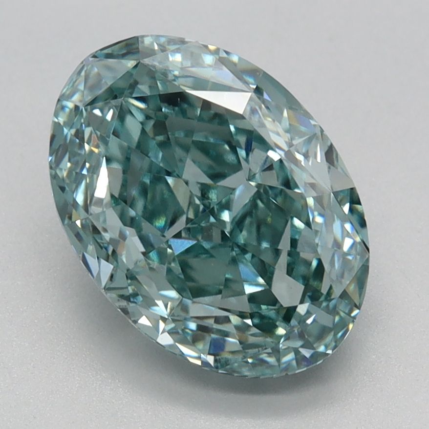 2.13 ct. Fancy Vivid Green/VVS2 Oval Lab Grown Diamond prod_a176eb5274eb47608af97636ce459abb