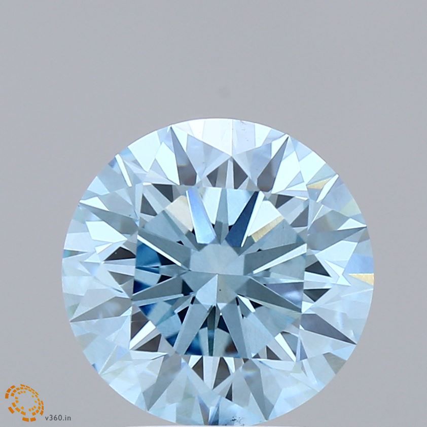 3.34 ct. Fancy Vivid Blue/VS1 Round Lab Grown Diamond prod_e5f68a66d86c42318f8e3e96b9a717e2