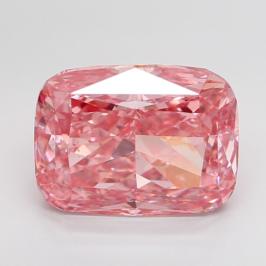 7.01 ct. Fancy Vivid Pink/VS2 Cushion Lab Grown Diamond prod_5d99ba5b96814f1d8fba5aca49554eec