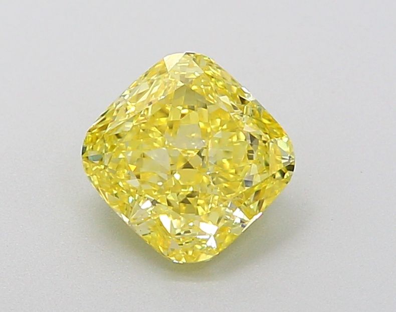 1.07 ct. Fancy Vivid Yellow/VVS2 Cushion Lab Grown Diamond prod_f767f4d108774f888a3935d05865ff1a