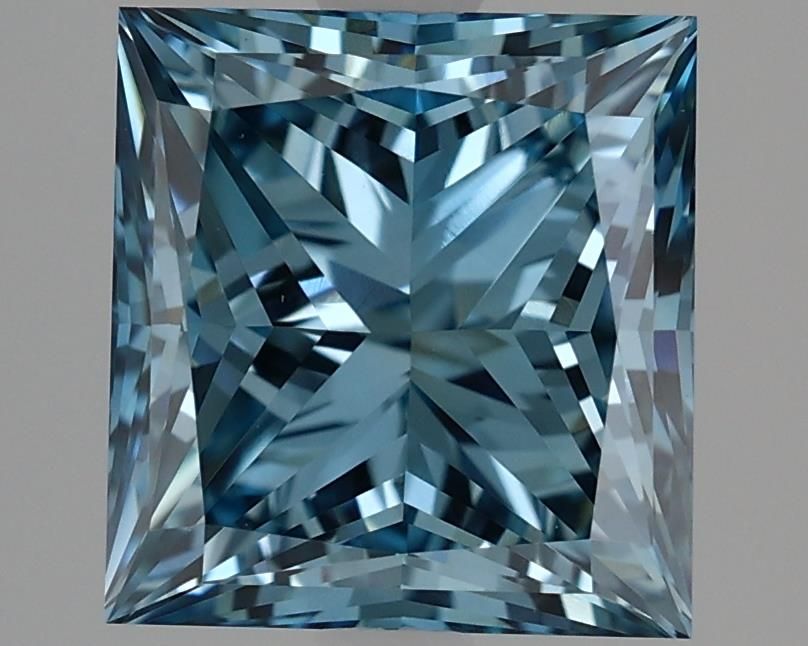 2.72 ct. Fancy Vivid Blue/VS1 Princess Lab Grown Diamond prod_e9da3c8155224f1cb7eae9dafecf7af0