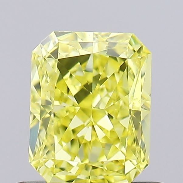 0.65 ct. Fancy Vivid Yellow/VVS2 Radiant Lab Grown Diamond prod_ebd66c31dac148458fb15171596223d4