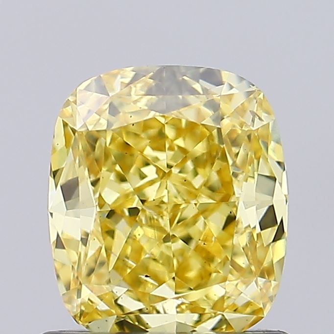 0.92 ct. Fancy Vivid Yellow/VS2 Cushion Lab Grown Diamond prod_f6312ac86df94af88a0fb77faceacbc9