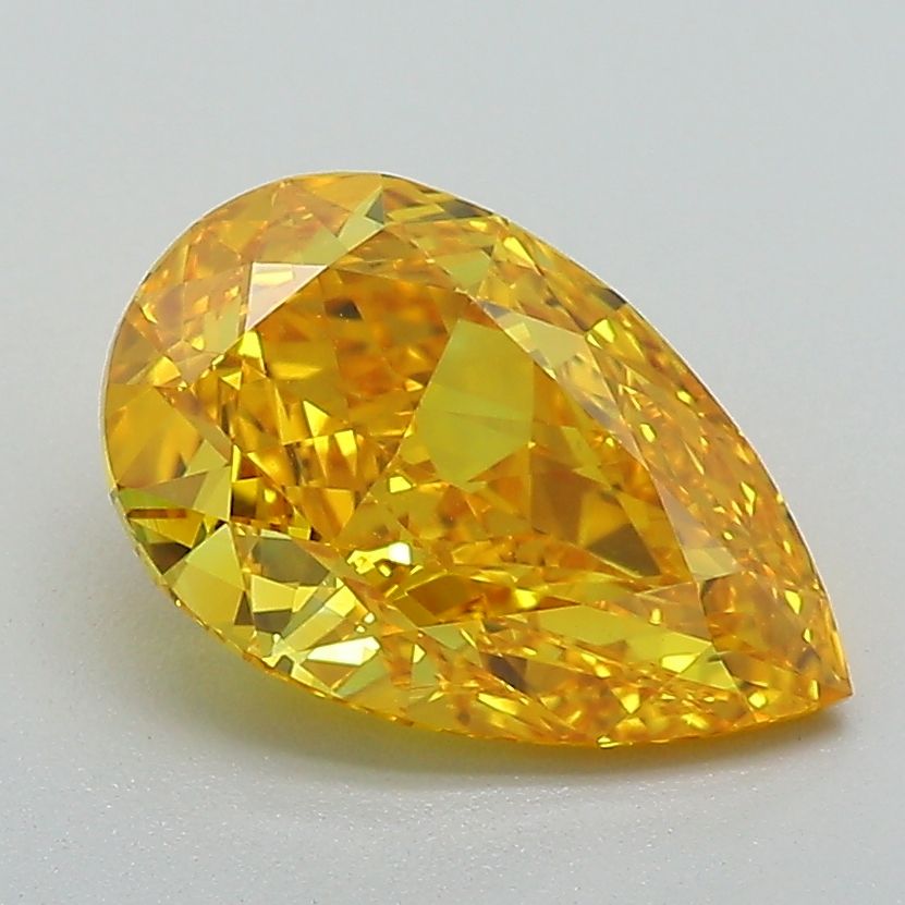 2.08 ct. Fancy Vivid Orange/VVS1 Pear Lab Grown Diamond prod_eb1fcfd0d9d84333b6cd153aeb43325e