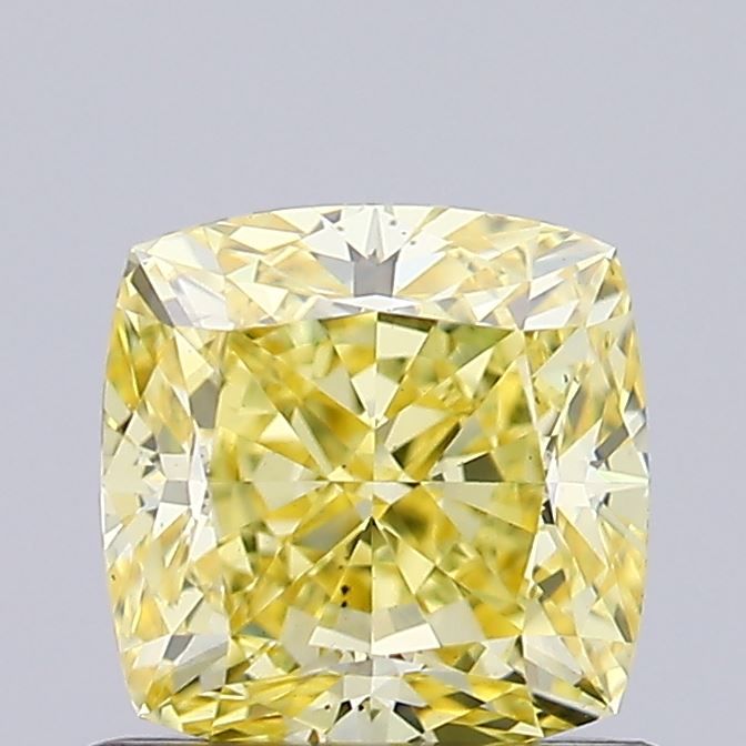 0.98 ct. Fancy Intense Yellow/VS2 Cushion Lab Grown Diamond prod_f385d87eb596407d9348b5708a4bbf68