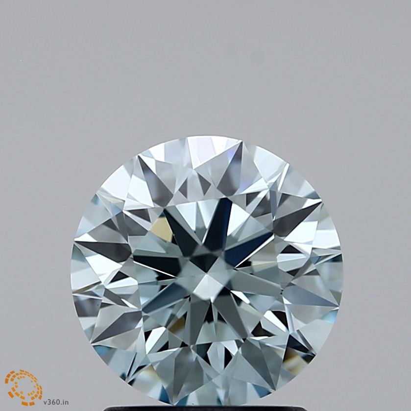 1.57 ct. Fancy Light Greenish Blue/VVS2 Round Lab Grown Diamond prod_8588856462494cdfa4c17a3bcda1cb86