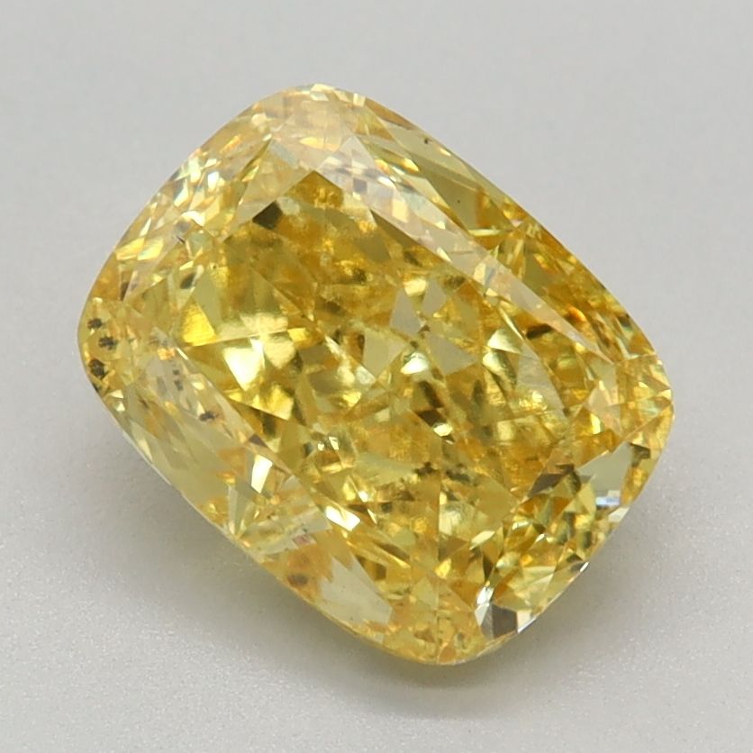 1.59 ct. Fancy Vivid Yellow/VS1 Cushion Lab Grown Diamond prod_e6f955443e7e445da190557ece720d6d