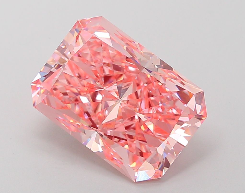 6.02 ct. Fancy Vivid Pink/VS1 Radiant Lab Grown Diamond prod_c07d8b8fdbc34c4e8f9ebc4f145a577c