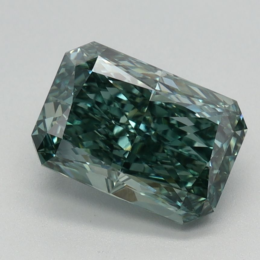 1.61 ct. Fancy Vivid Blue Green/VVS2 Radiant Lab Grown Diamond prod_fdd35429e2984183b29b9552ee7ae74a