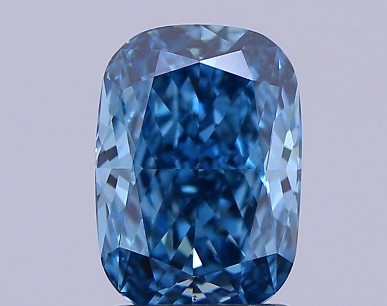 1.76 ct. Fancy Vivid Blue/VS1 Cushion Lab Grown Diamond prod_ecafd00377954b65af6f821730e3f94f