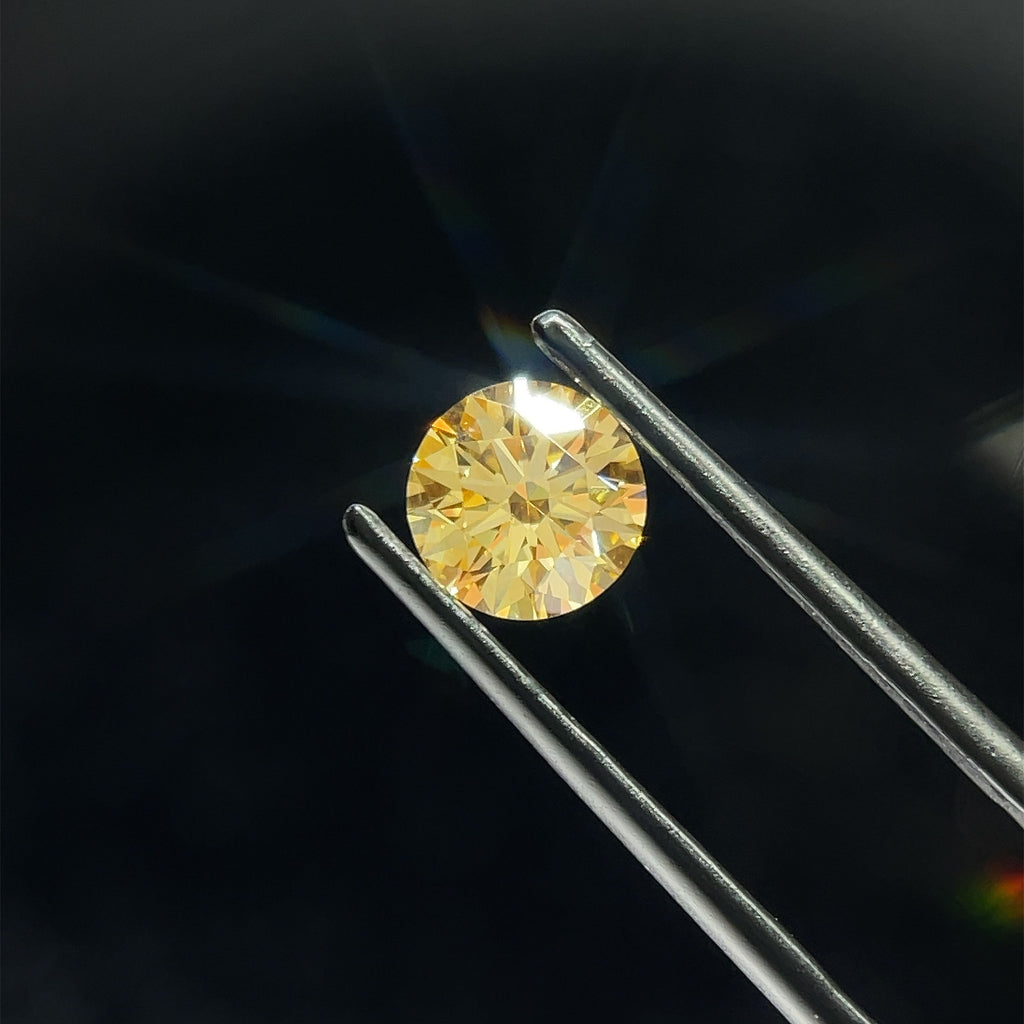1.10 ct. Fancy Yellow/VS1 Round Lab Grown Diamond prod_b57e0051e1f845bfad7a7bc9ee531c45
